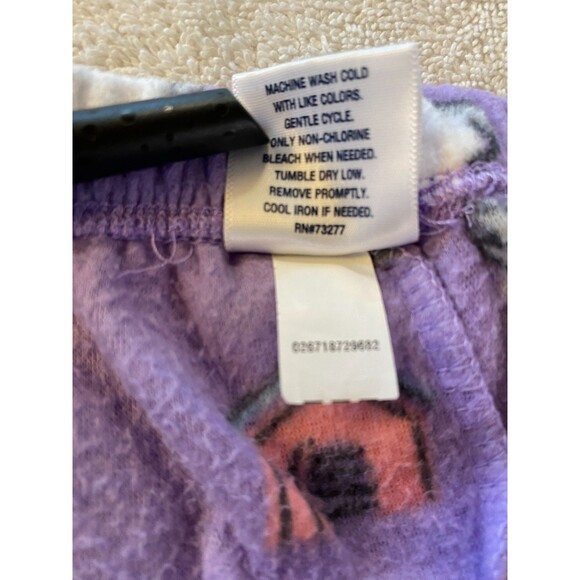 Croft & Barrow Womens Sz L Purple W/scotty Dogs Soft Fleece Lounge Pajama Pants - Picture 8 of 9